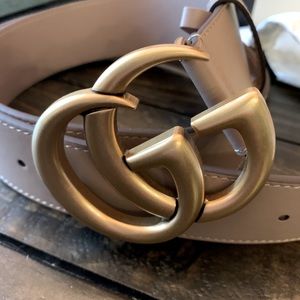 Rose Gucci Belt